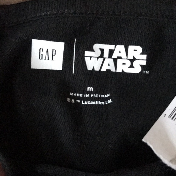 NWT Girls size 8 Star Wars top sequins & black - Picture 3 of 4